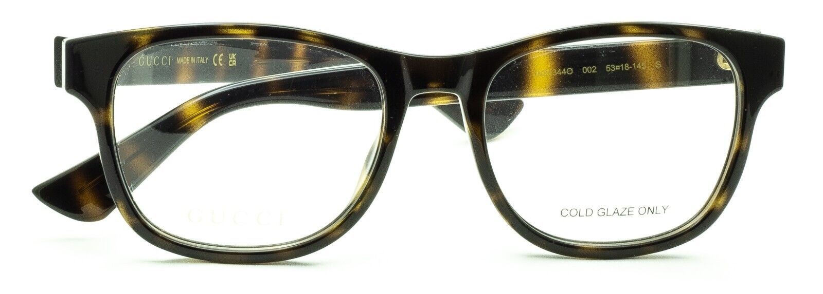 GUCCI GG 1344O 002 53mm Eyewear FRAMES Glasses RX Optical Eyeglasses New - Italy