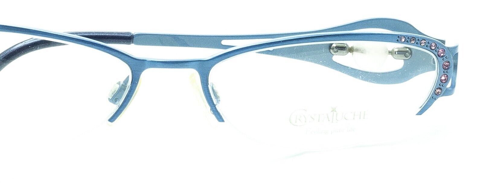 CRYSTALUCHE C-6010 C-02 52mm Vintage Eyewear FRAMES RX Optical - New Italy