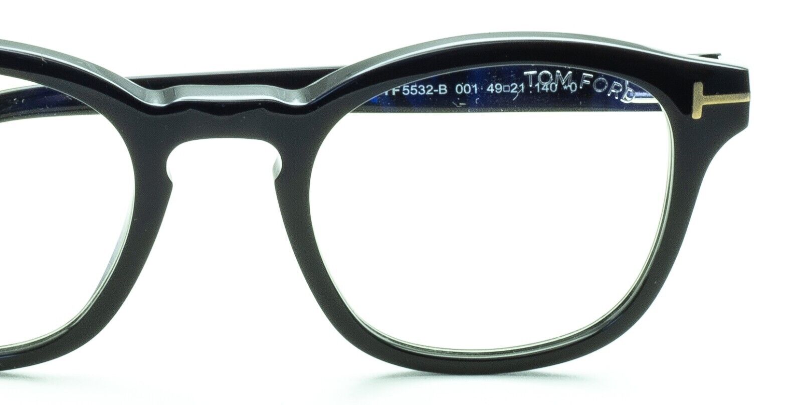 TOM FORD TF 5532-B 001 49mm Eyewear FRAMES RX Optical Eyeglasses Glasses - Italy