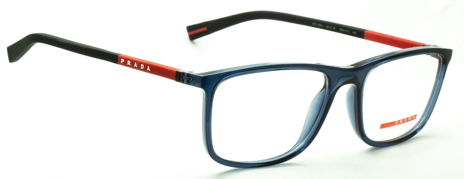 PRADA SPORTS VPS 03Q CZH-1O1 Eyewear RX Optical Eyeglasses FRAMES Glasses- Italy