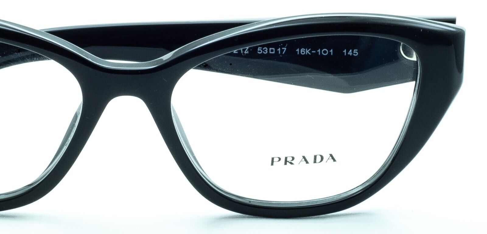 PRADA VPR 21Z 16K-1O1 53mm Eyewear FRAMES RX Optical Eyeglasses Glasses NewItaly