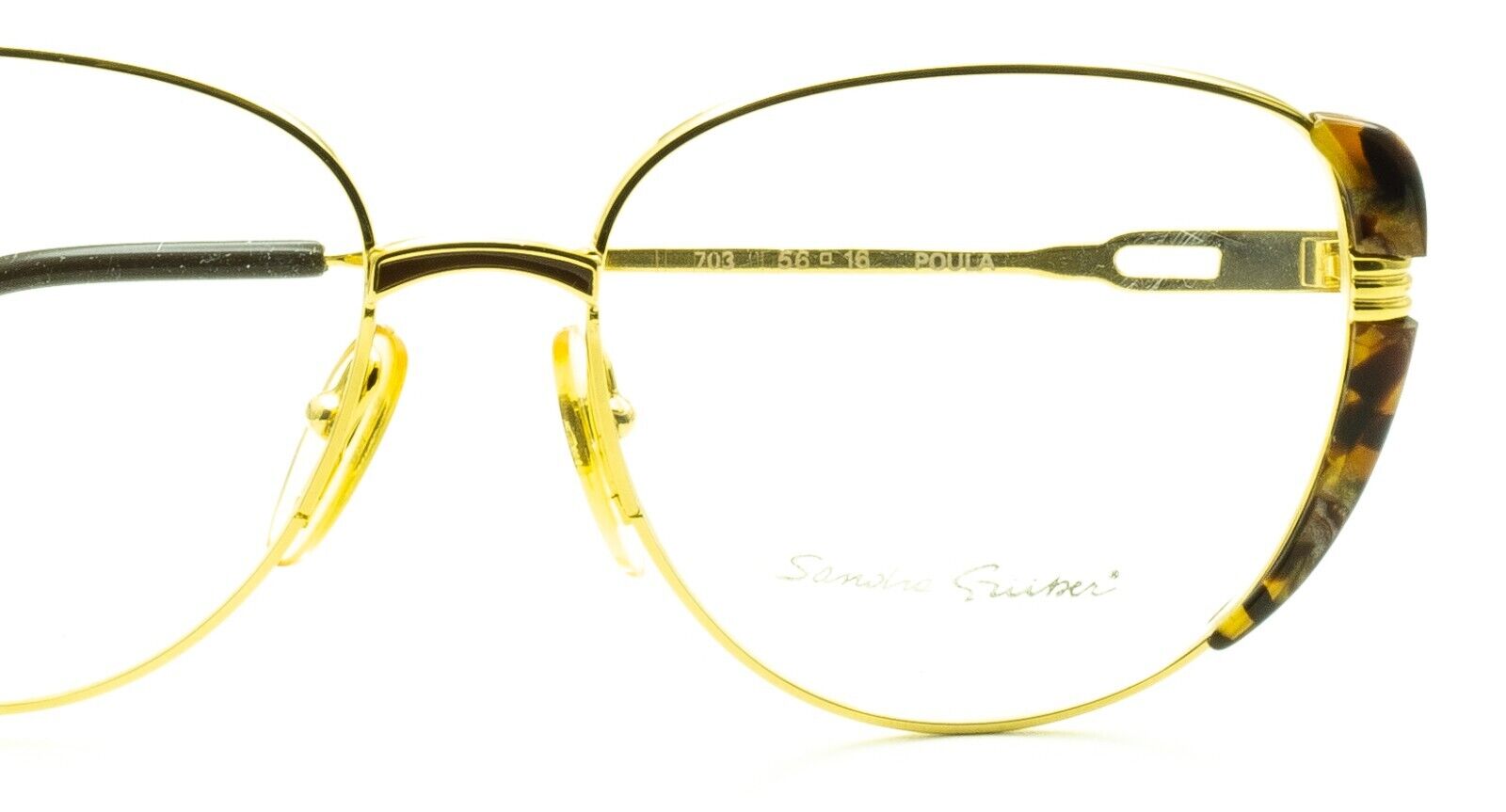 SANDRA GRUBER Poula 703 56mm Vintage Eyewear RX Optical FRAMES Glasses New Italy