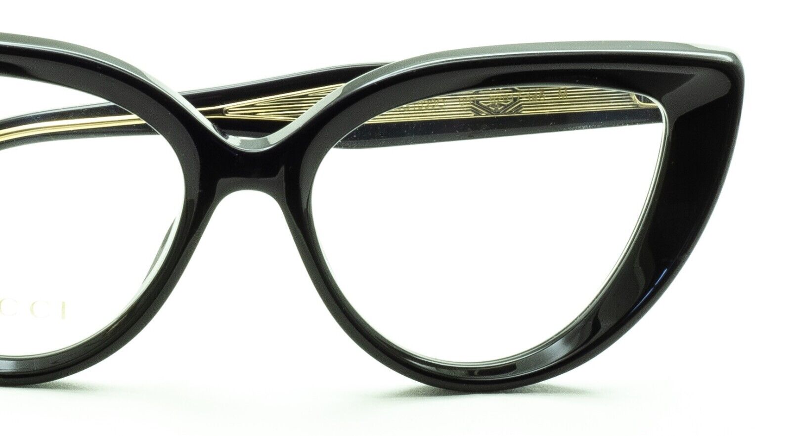 GUCCI GG 1530O 001 52mm Eyewear FRAMES Glasses RX Optical Eyeglasses New - Italy