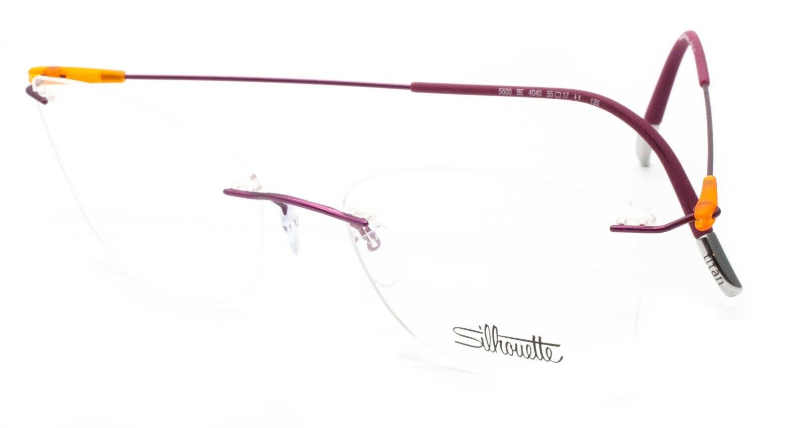 SILHOUETTE 5500 BE 4040 55mm Eyewear FRAMES Optical Eyeglasses Glasses AUSTRIA