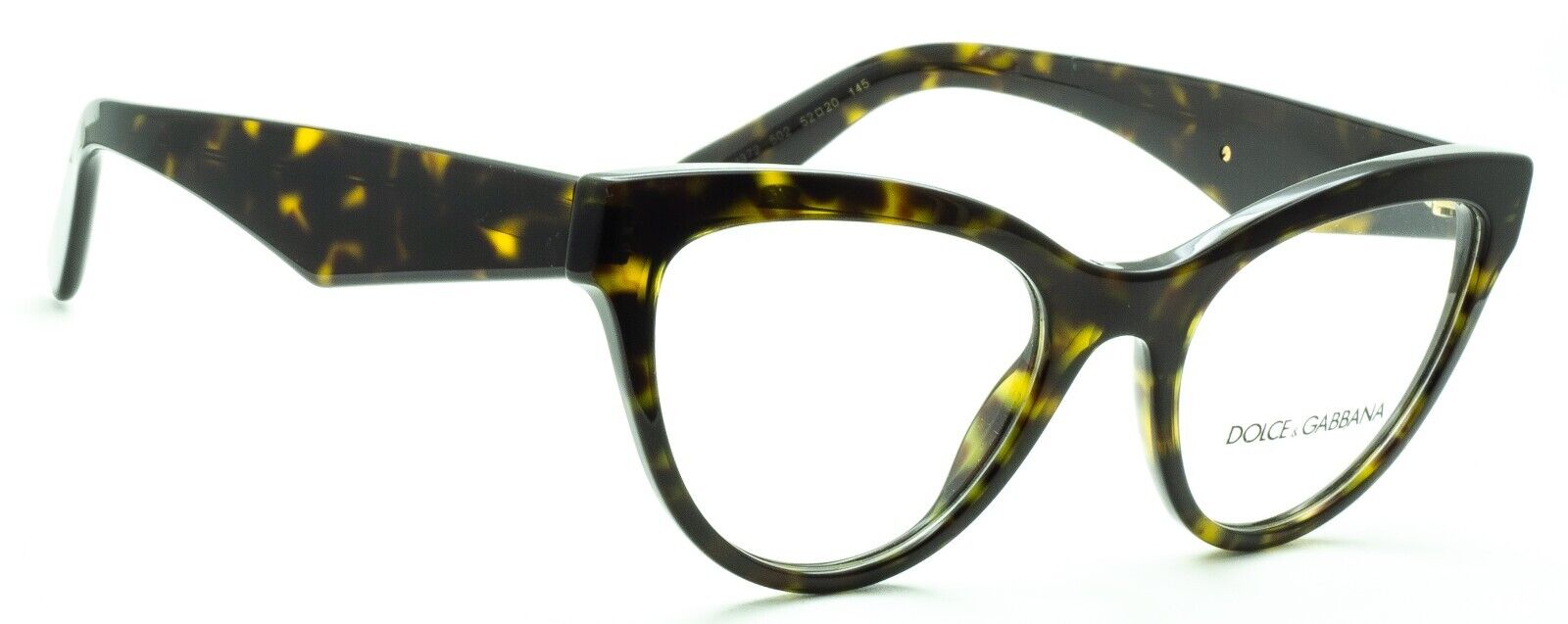 Dolce & Gabbana DG 3372 502 52mm Eyeglasses RX Optical Glasses Frames New -Italy