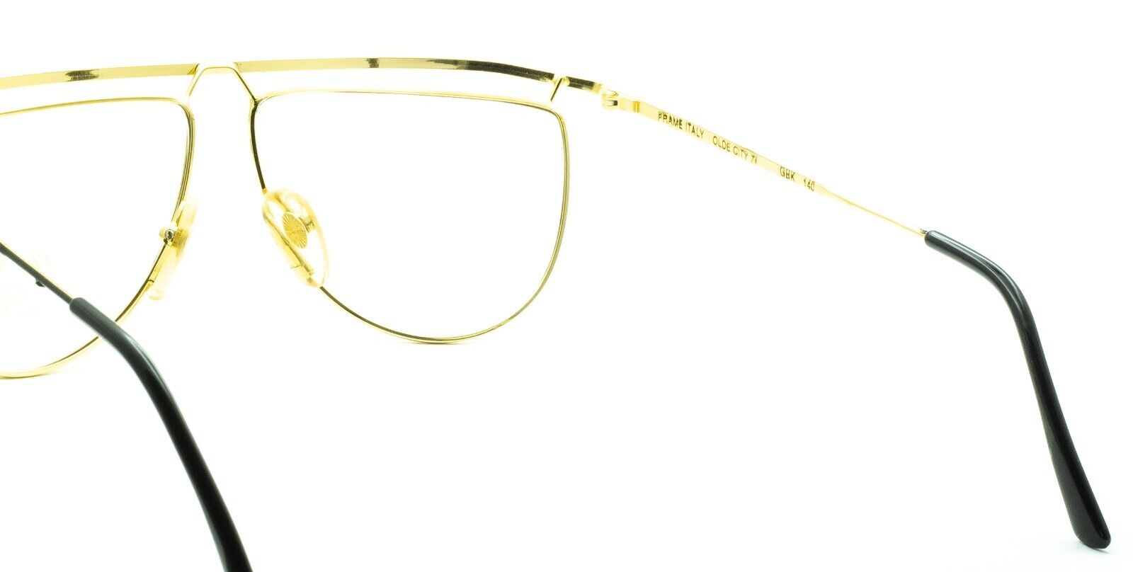 OLDE CITY by LEWIS 74 GBK 52mm Vintage Eyewear RX Optical FRAMES - New NOS Italy