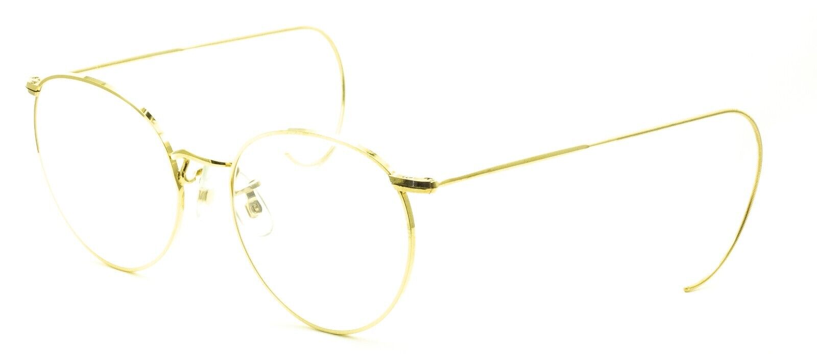 SAVILE ROW ENGLAND Beaufort Gold 48x20mm Frames RX Optical Eyewear Glasses - New