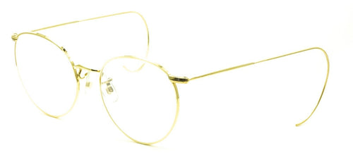 SAVILE ROW ENGLAND Beaufort Gold 48x20mm Frames RX Optical Eyewear Glasses - New