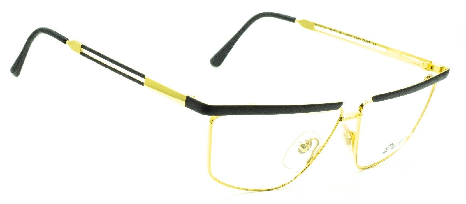 Dune 23 Italy Vintage Linea Dune by Ladins 58x11mm FRAMES RX Optical Glasses NOS