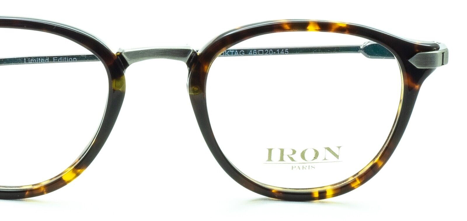 IRON PARIS IR031 DKTAG 46mm RX Optical Glasses Eyewear Frames Eyeglasses - New