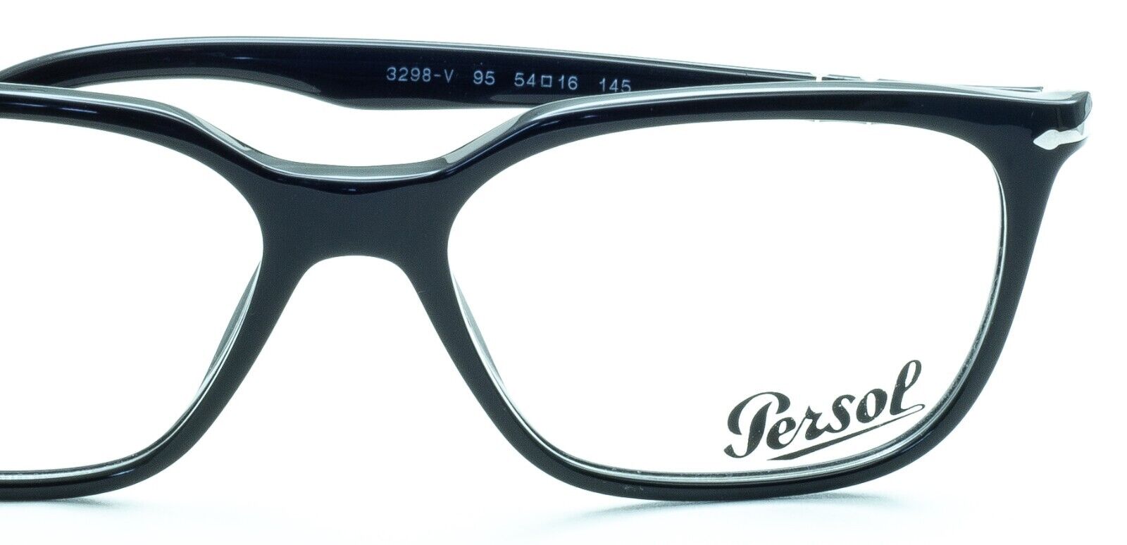 PERSOL 3298-V 95 54mm Black Eyewear FRAMES Glasses RX Optical Eyeglasses - Italy