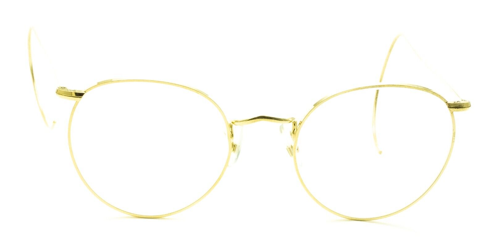 SAVILE ROW ENGLAND Beaufort Gold 48x20mm Frames RX Optical Eyewear Glasses - New