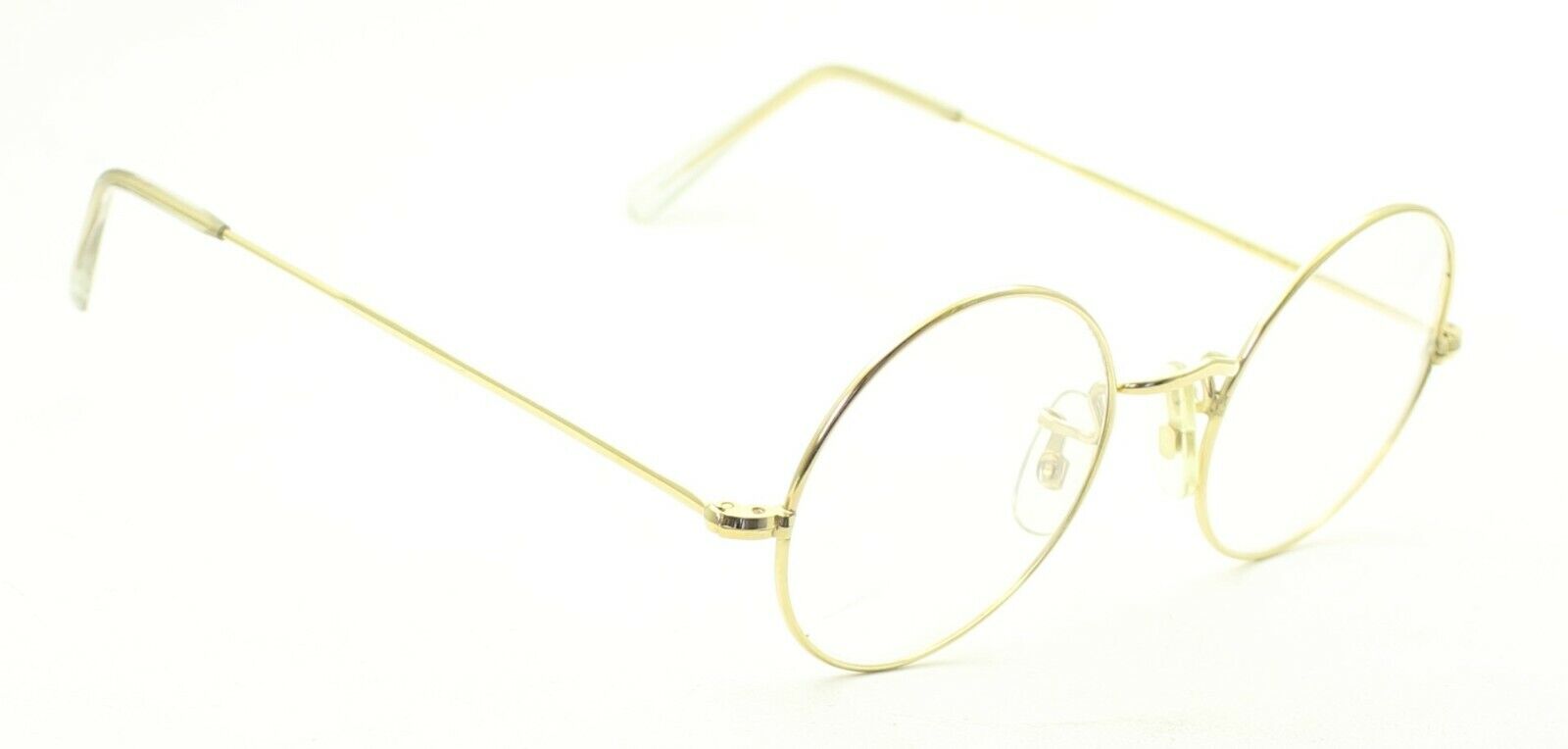 ALGHA (SAVILE ROW) Gold 44x20mm Round Eyewear FRAMES Eyeglasses Optical Glasses