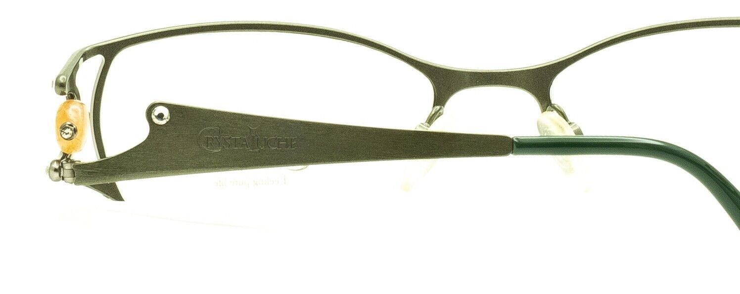 CRYSTALUCHE C-6011 C-01 52mm Vintage Eyewear FRAMES RX Optical - New Italy