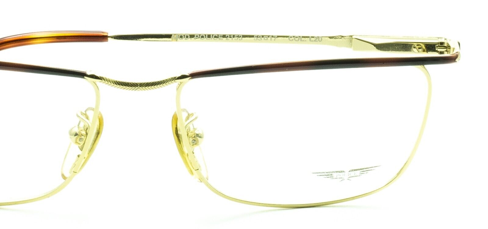 POLICE Mod. 2153 COL. L20 53mm Vintage Eyewear FRAMES RX Optical - New Italy