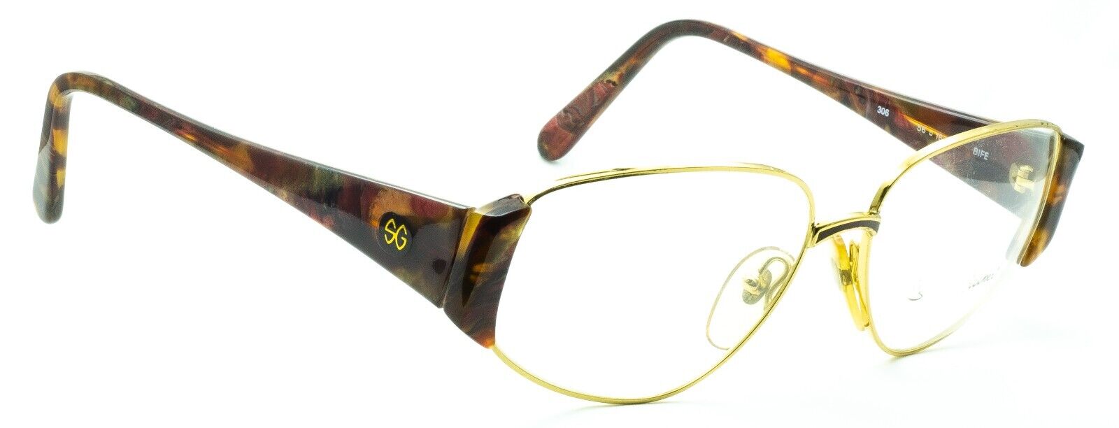 SANDRA GRUBER Bife 306 56mm Vintage Eyewear RX Optical FRAMES Glasses -New Italy