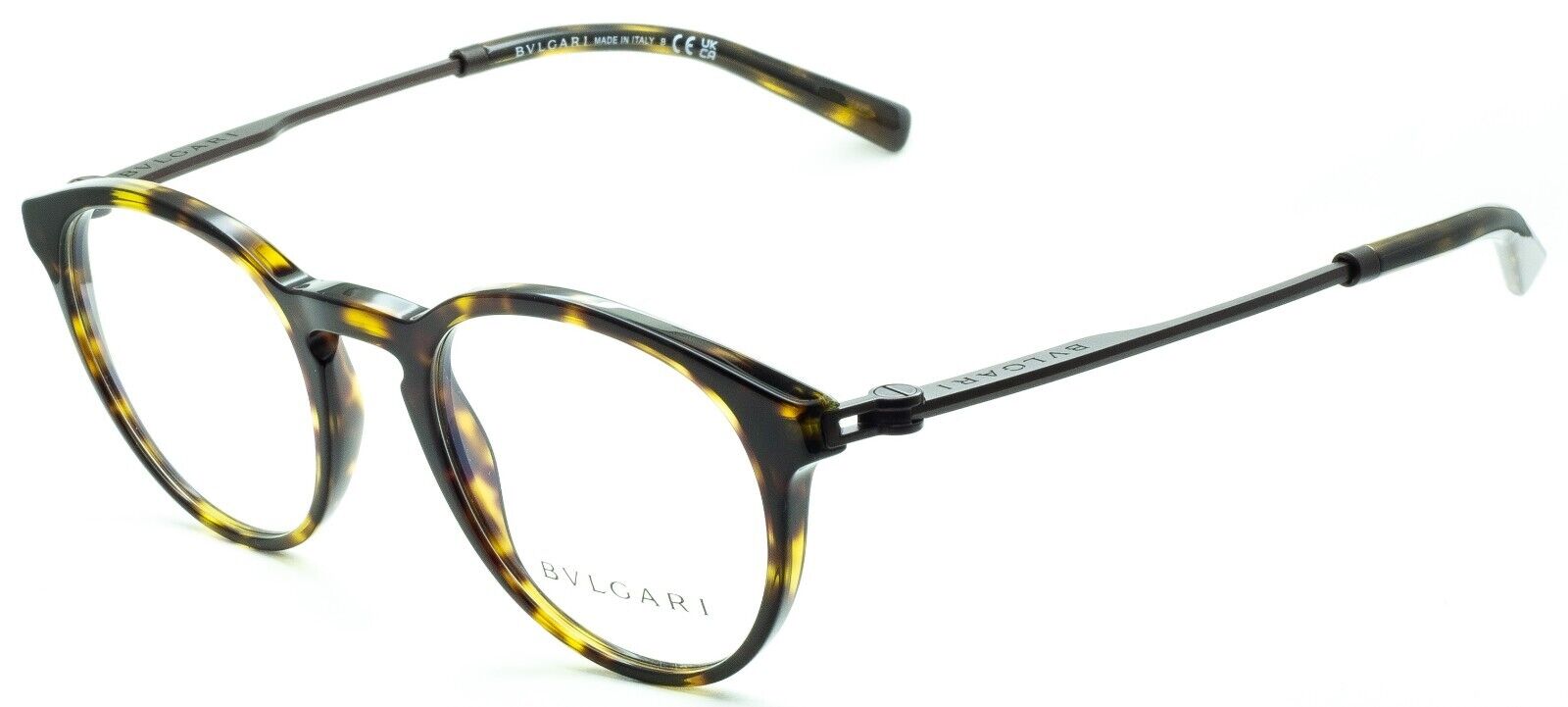 BVLGARI 3052 504 50mm Eyewear FRAMES RX Optical Glasses Eyeglasses New - Italy