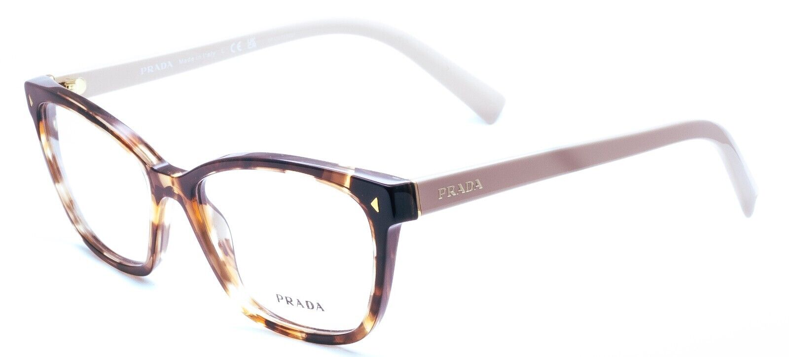 PRADA VPR 15Z 07R-1O1 53mm Eyewear FRAMES RX Optical Eyeglasses Glasses - Italy