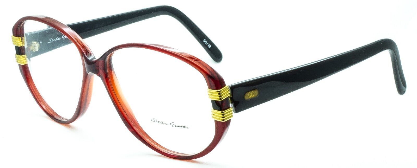 SANDRA GRUBER Sair 306 56mm Vintage Eyewear RX Optical FRAMES Glasses -New Italy