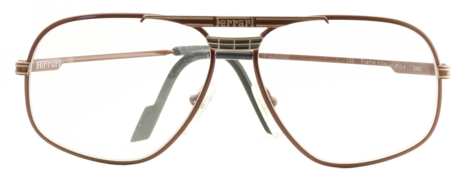 FERRARI FR 14 580 Vintage Eyewear RX Optical FRAMES NEW Eyeglasses Glasses Italy