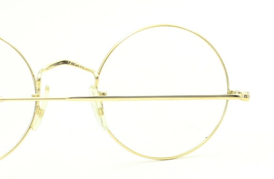 ALGHA (SAVILE ROW) Gold 44x20mm Round Eyewear FRAMES Eyeglasses Optical Glasses