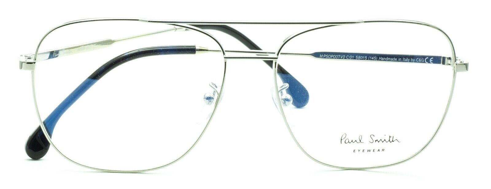 PAUL SMITH PSOP007 01 Avery (V2) 58mm Eyewear FRAMES RX Optical Glasses - Italy