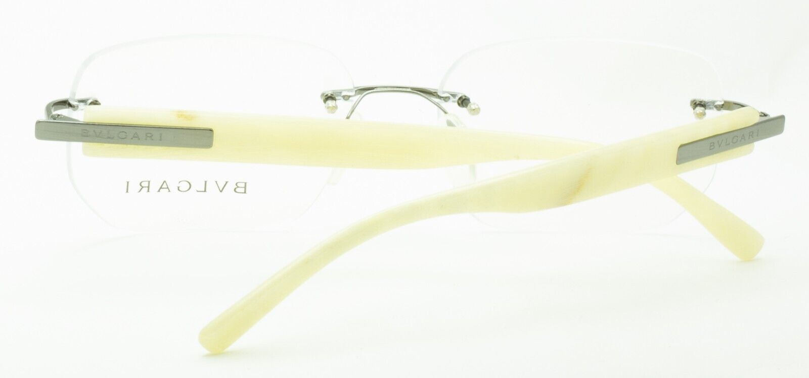 BVLGARI 9252 353 55mm Natural Horn Eyewear RX Optical Glasses FRAMES NEW - Italy