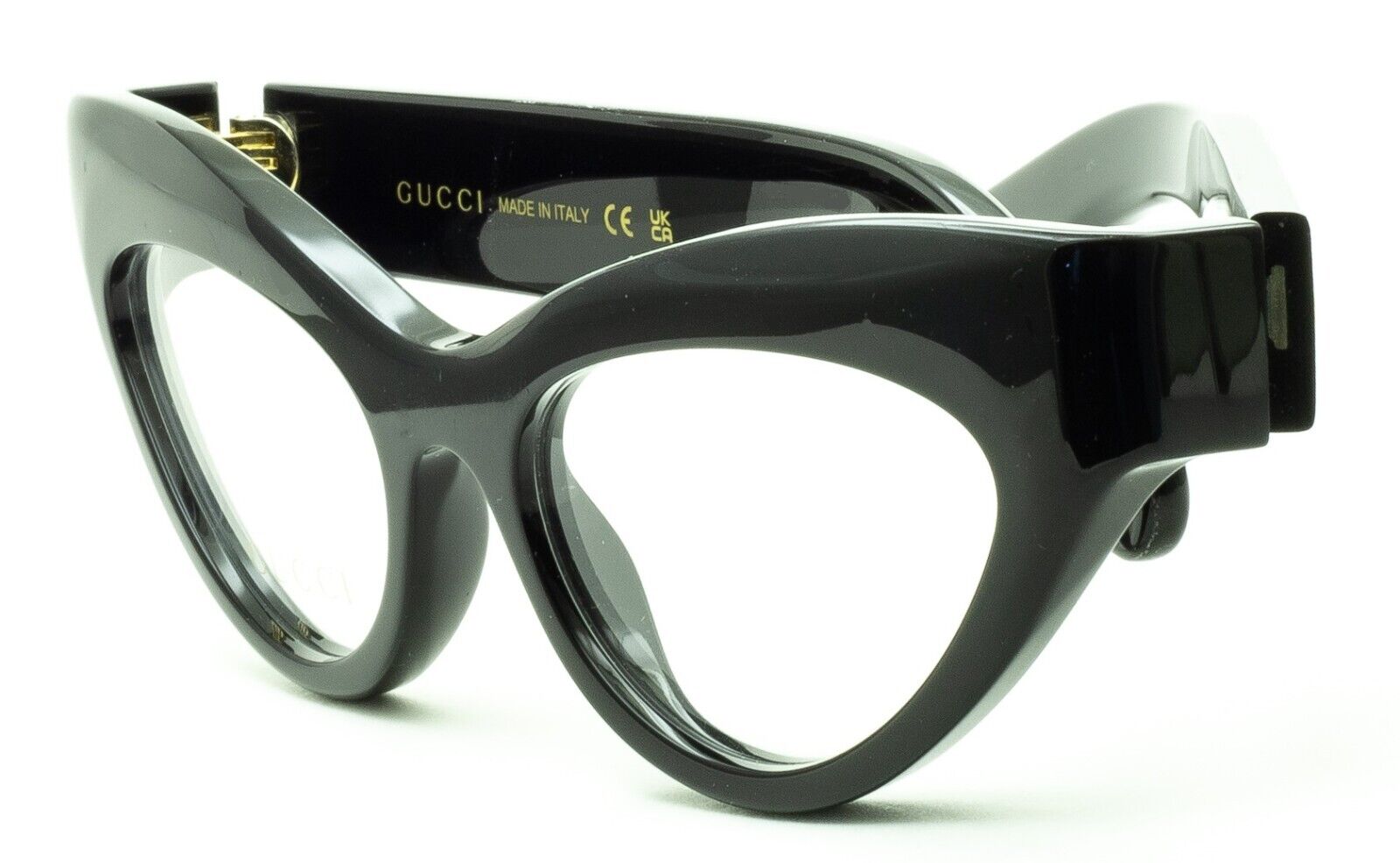 GUCCI GG1295O 001 53mm Eyewear Glasses RX Optical Eyeglasses Italy - New BNIB