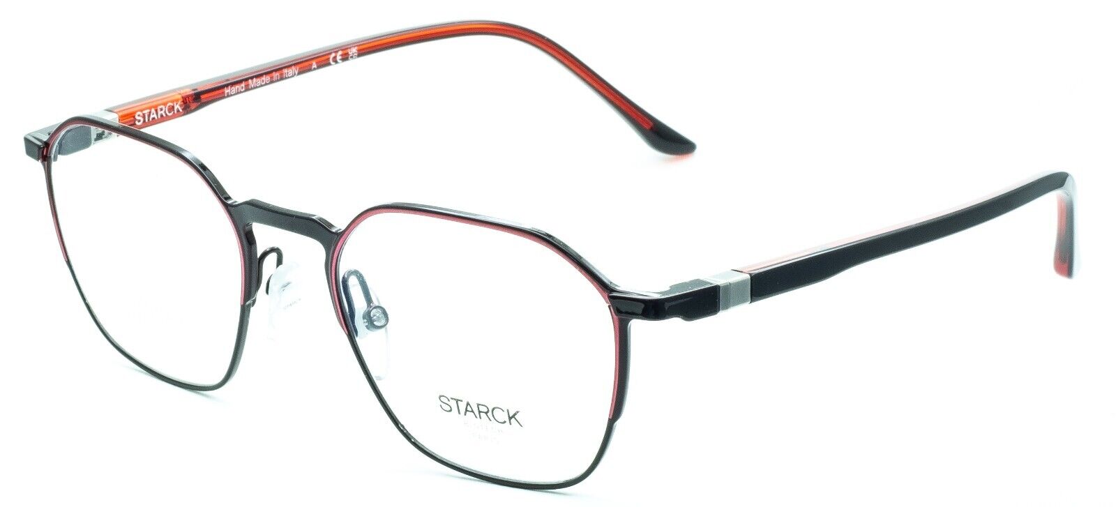 STARCK BIOTECH SH2076 0003 51mm FRAMES Glasses RX Optical Eyeglasses New - Italy