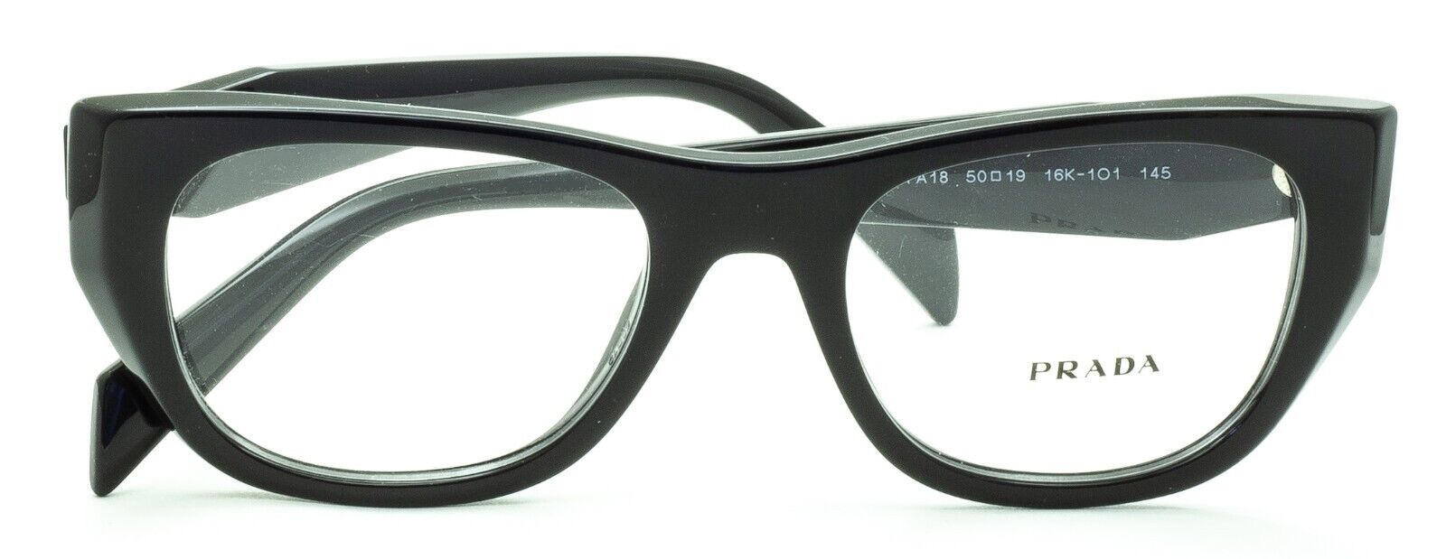 PRADA VPR A18 16K-1O1 50mm Eyewear FRAMES RX Optical Eyeglasses Glasses NewItaly