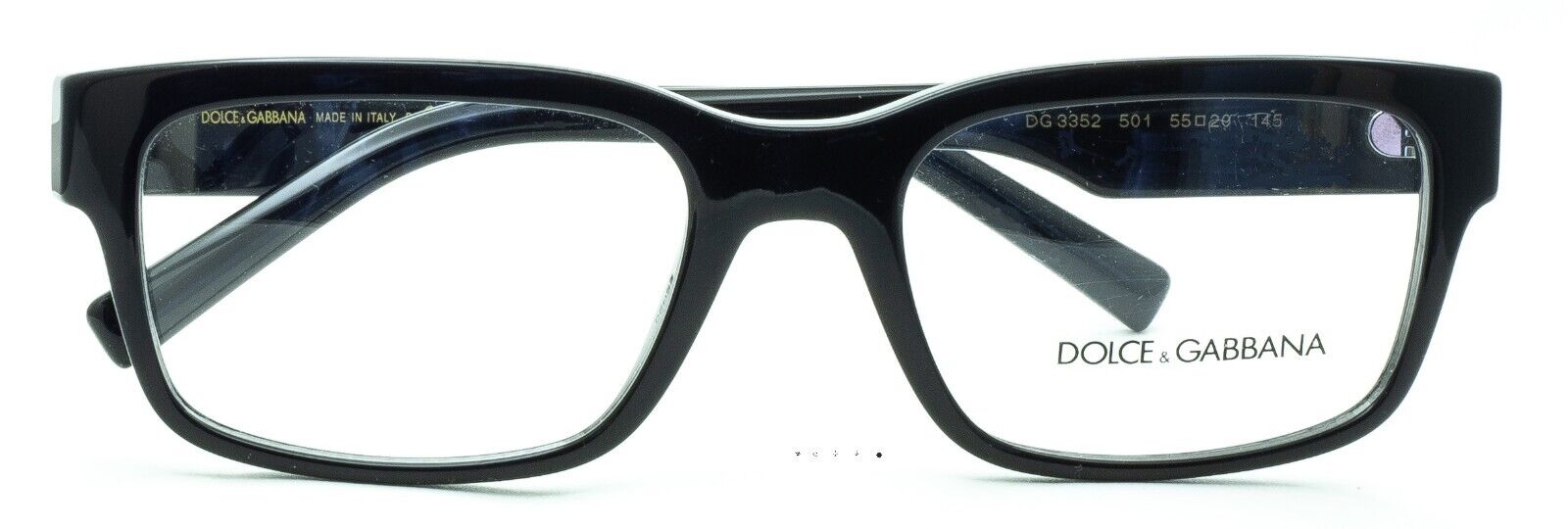 Dolce & Gabbana DG 3352 501 55mm Eyeglasses RX Optical Glasses Frames New -Italy