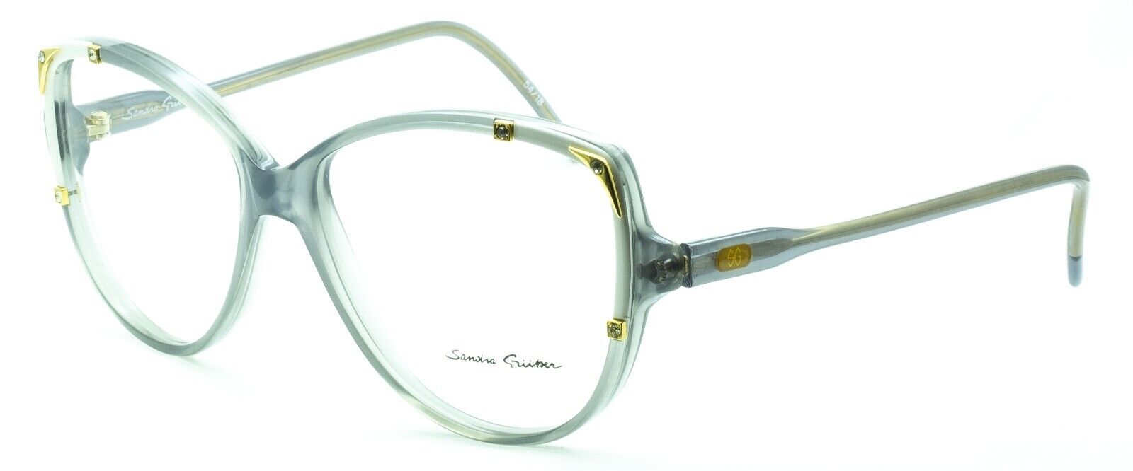 SANDRA GRUBER Xoes 703 54mm Vintage Eyewear RX Optical FRAMES Glasses -New Italy