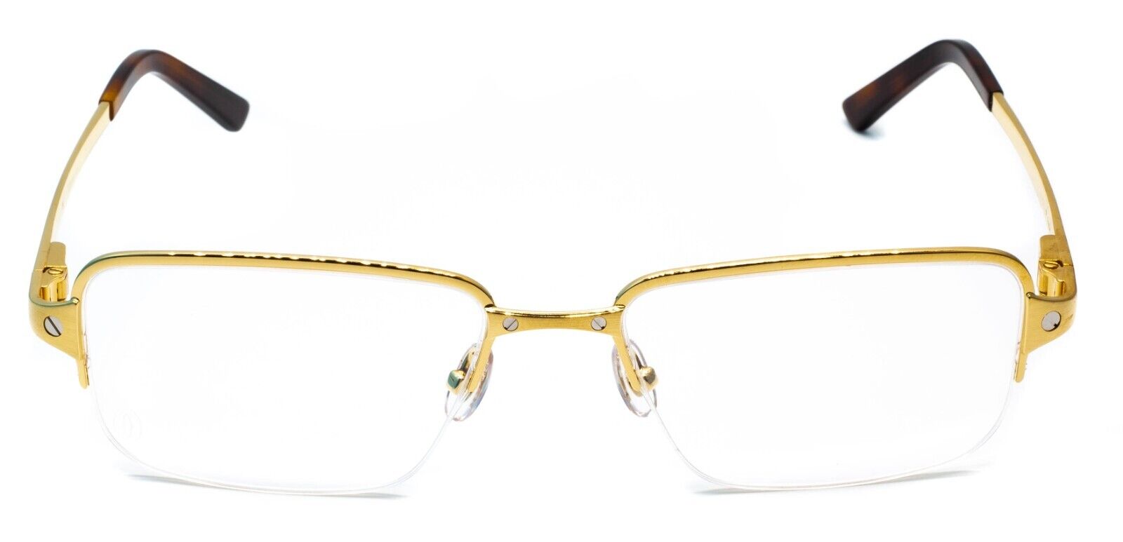 CARTIER CT0041O 001 55mm Gold Eyewear FRAMES RX Optical France Glasses - New