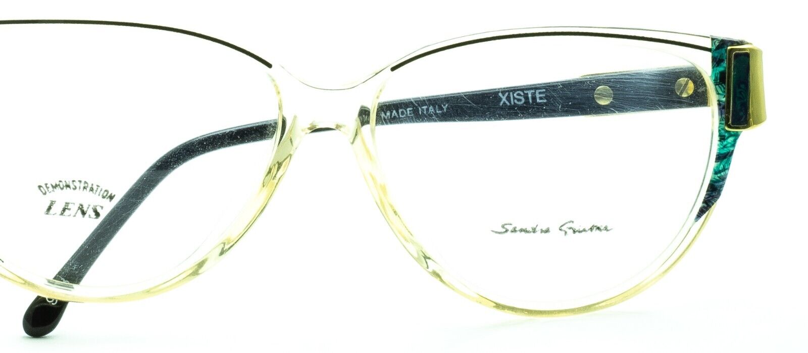 SANDRA GRUBER Xiste 908 54mm Vintage Eyewear RX Optical FRAMES Glasses New Italy