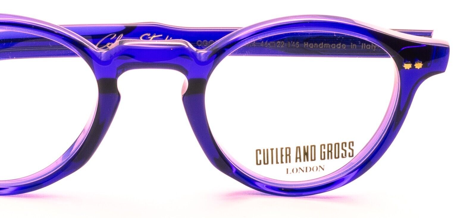 CUTLER & GROSS London CGOP GR04 A4 46mm Eyewear FRAMES RX Optical Glasses -Italy