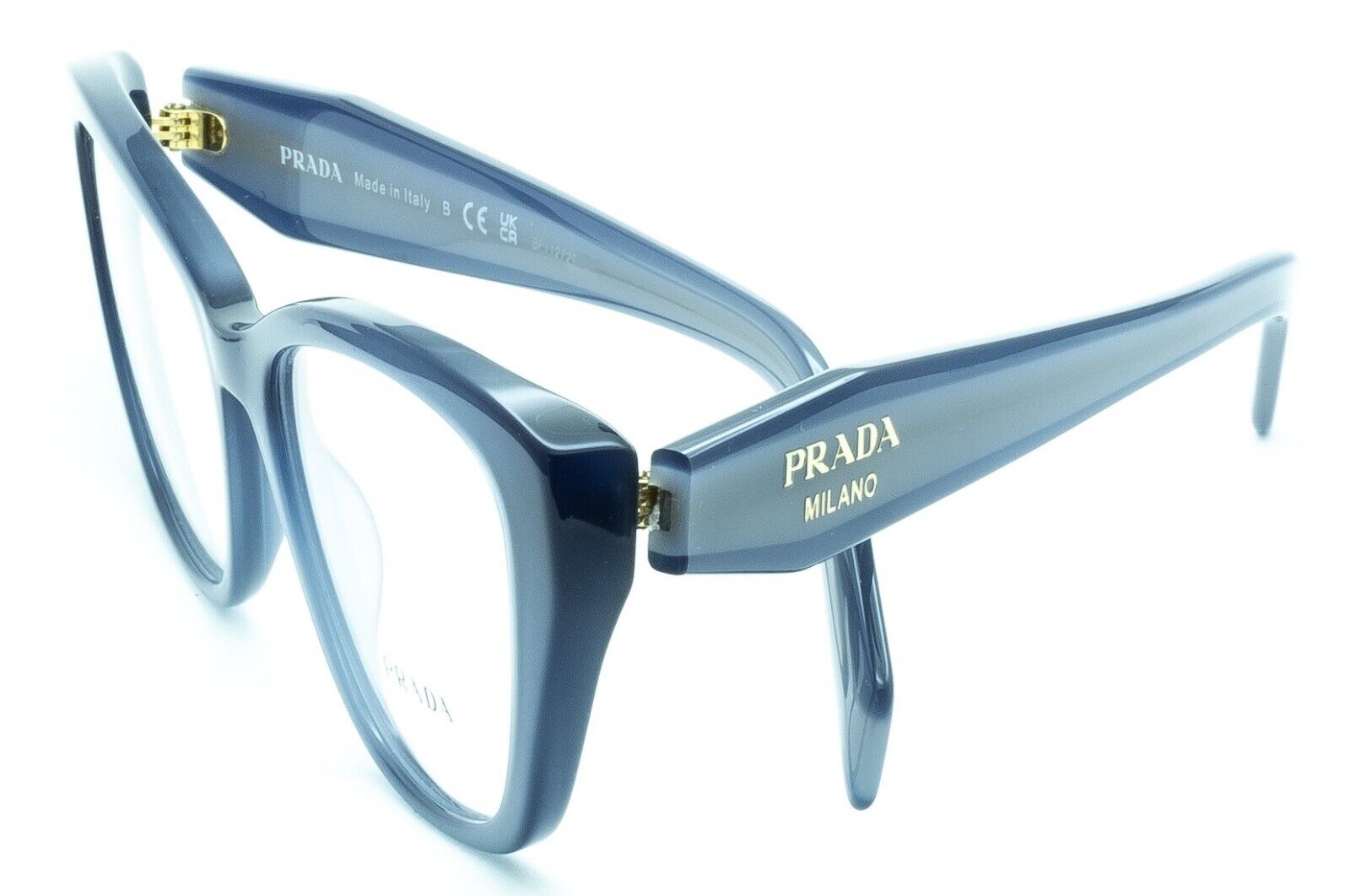 PRADA VPR 19W 07Q-1O1 53mm Eyewear FRAMES RX Optical Eyeglasses Glasses - Italy