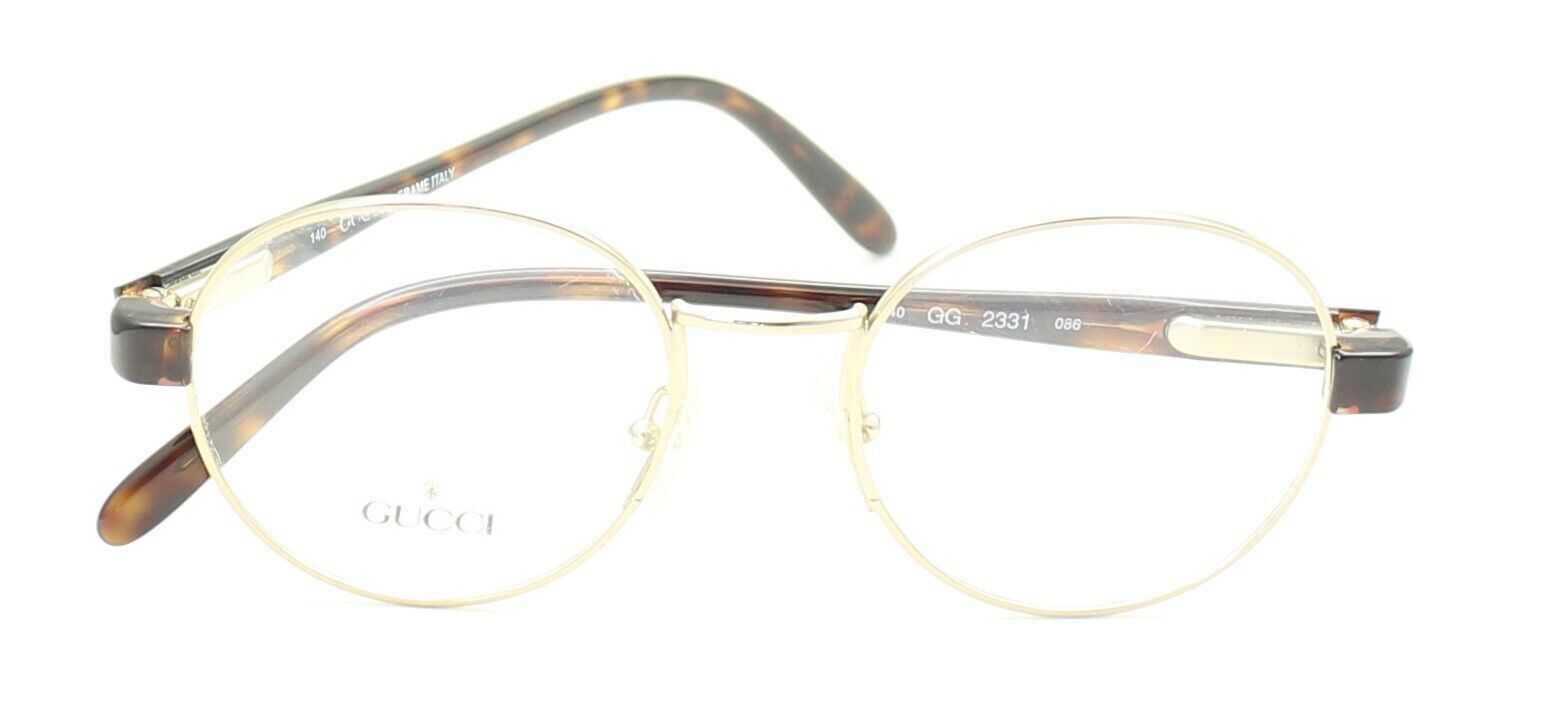 GUCCI GG 2331 086 50mm Vintage Eyewear FRAMES RX Optical Eyeglasses - New Italy