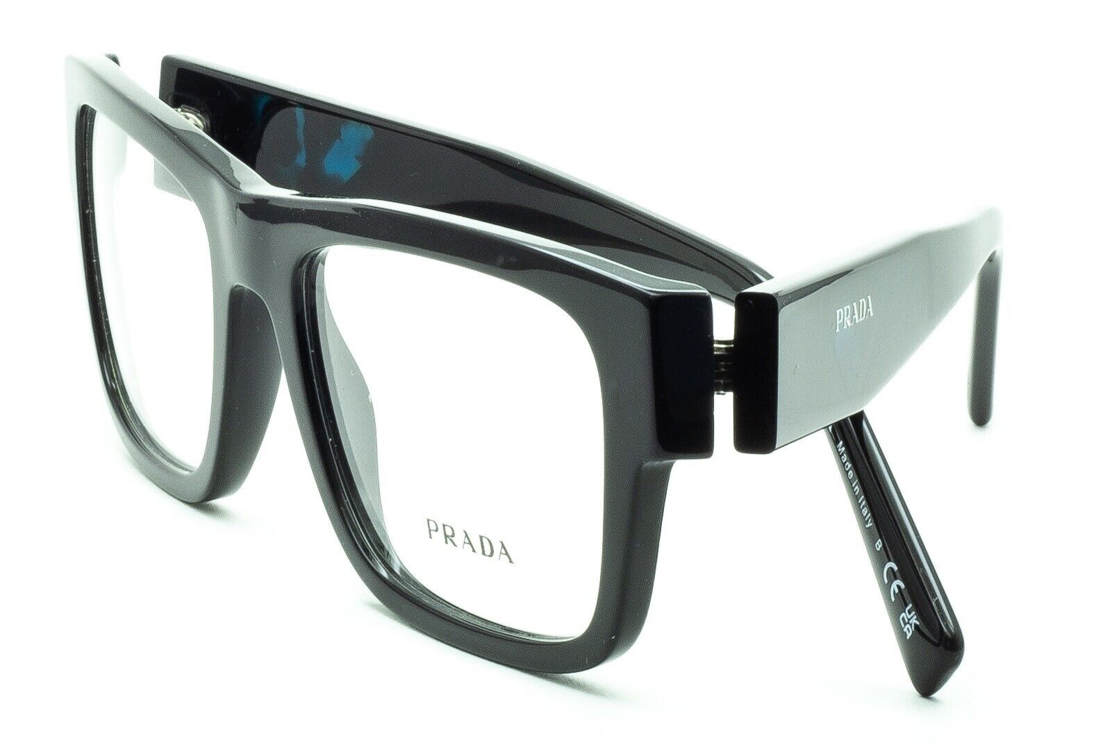 PRADA VPR 15Y 1AB-1O1 54mm Eyewear FRAMES RX Optical Eyeglasses Glasses - Italy