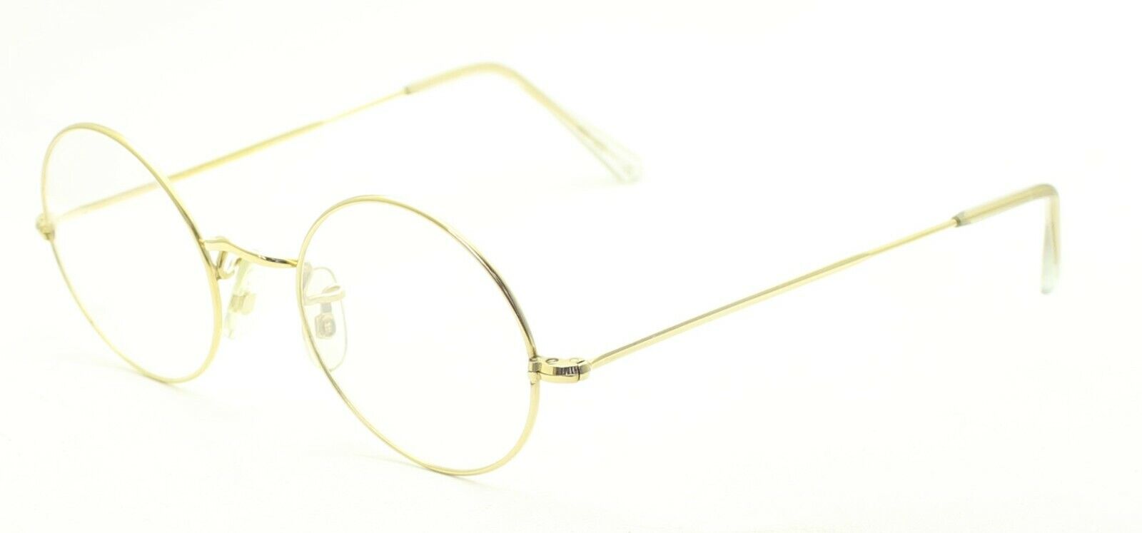 ALGHA (SAVILE ROW) Gold 44x20mm Round Eyewear FRAMES Eyeglasses Optical Glasses