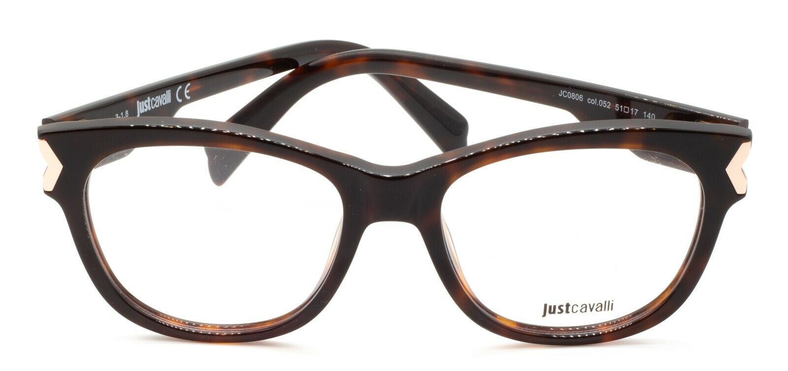 JUST CAVALLI JC0806 052 51mm FRAMES Glasses RX Optical Eyewear Eyeglasses - New