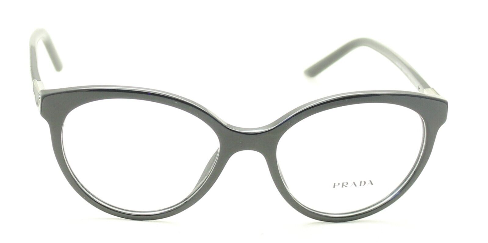 PRADA VPR 08Y 1AB-1O1 52mm Eyewear FRAMES RX Optical Eyeglasses Glasses NewItaly