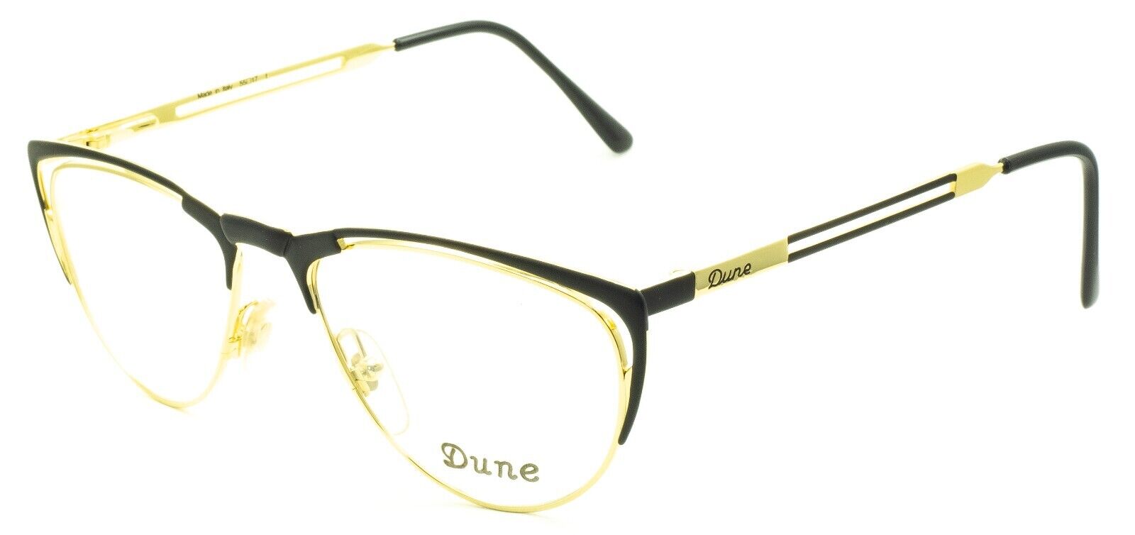 Dune 14 Italy Vintage Linea Dune by Ladins 55x17mm FRAMES RX Optical Glasses NOS