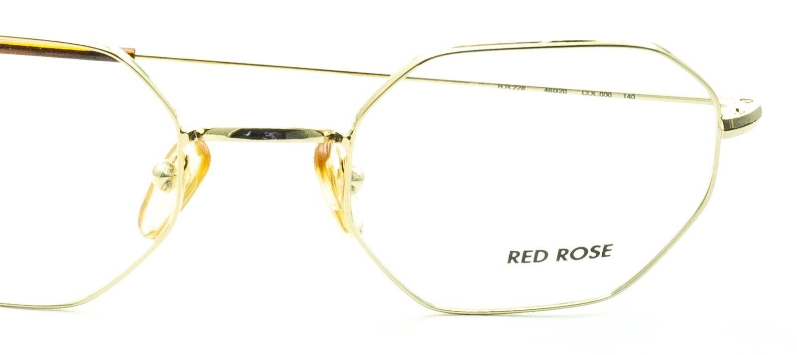 RED ROSE RRVM228 000 46mm Vintage RX Optical Eyewear FRAMES - New NOS Italy