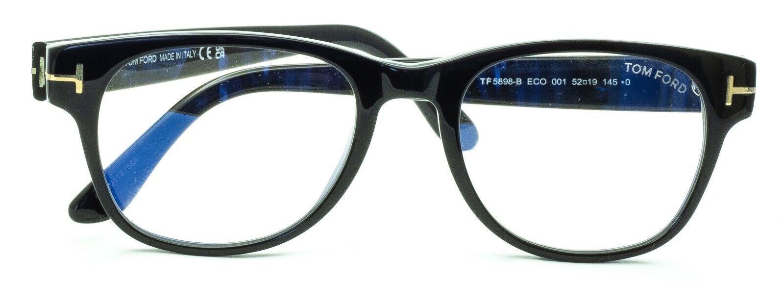 TOM FORD TF 5898-B 001 52mm Eyewear FRAMES RX Optical Eyeglasses Glasses - Italy