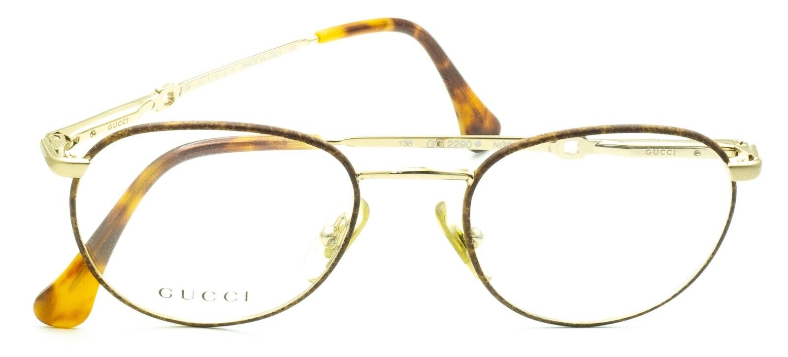 GUCCI GG 2290 NG2 48mm Vintage Eyewear FRAMES RX Optical Eyeglasses New - Italy