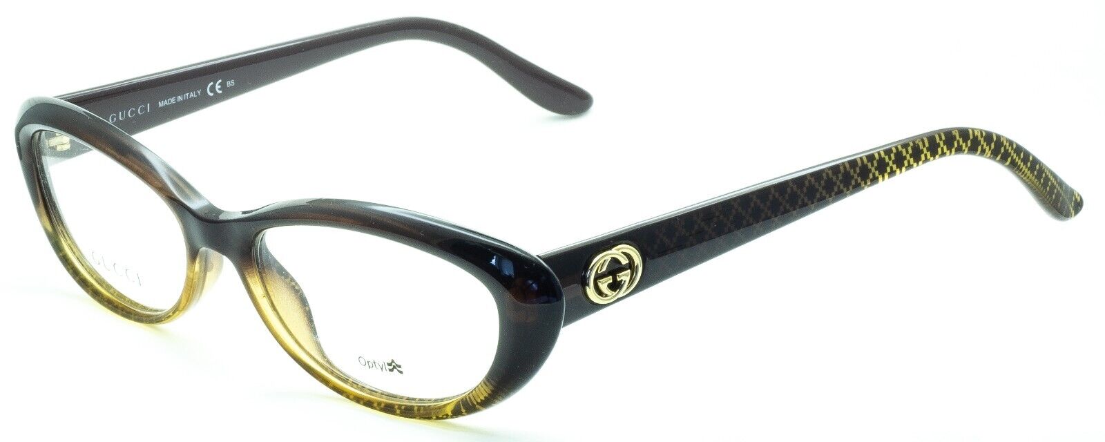 GUCCI GG3566 W9B 52mm Eyewear FRAMES Glasses RX Optical Eyeglasses - New Italy