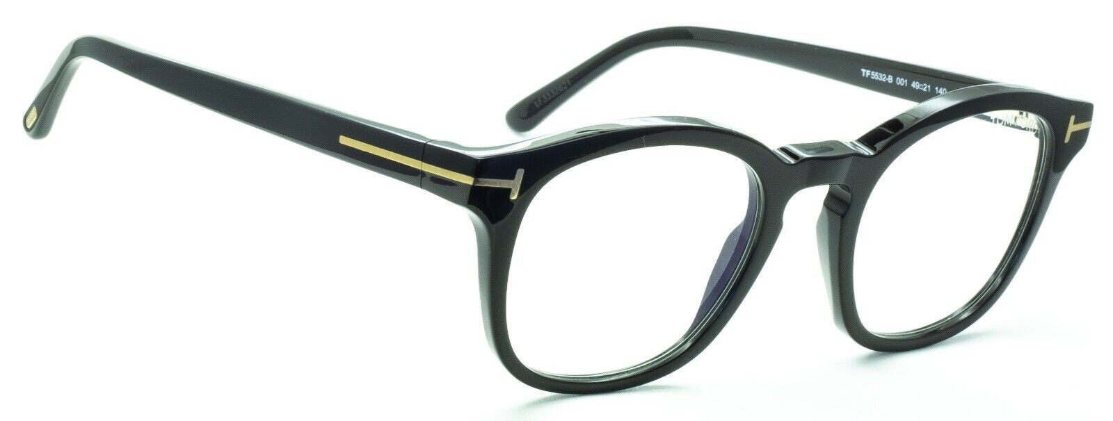 TOM FORD TF 5532-B 001 49mm Eyewear FRAMES RX Optical Eyeglasses Glasses - Italy