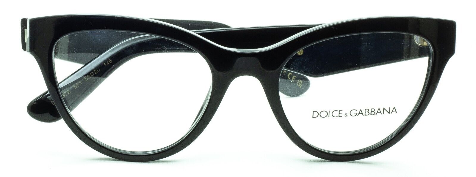 Dolce & Gabbana DG 3372 501 52mm Eyeglasses RX Optical Glasses Frames New -Italy