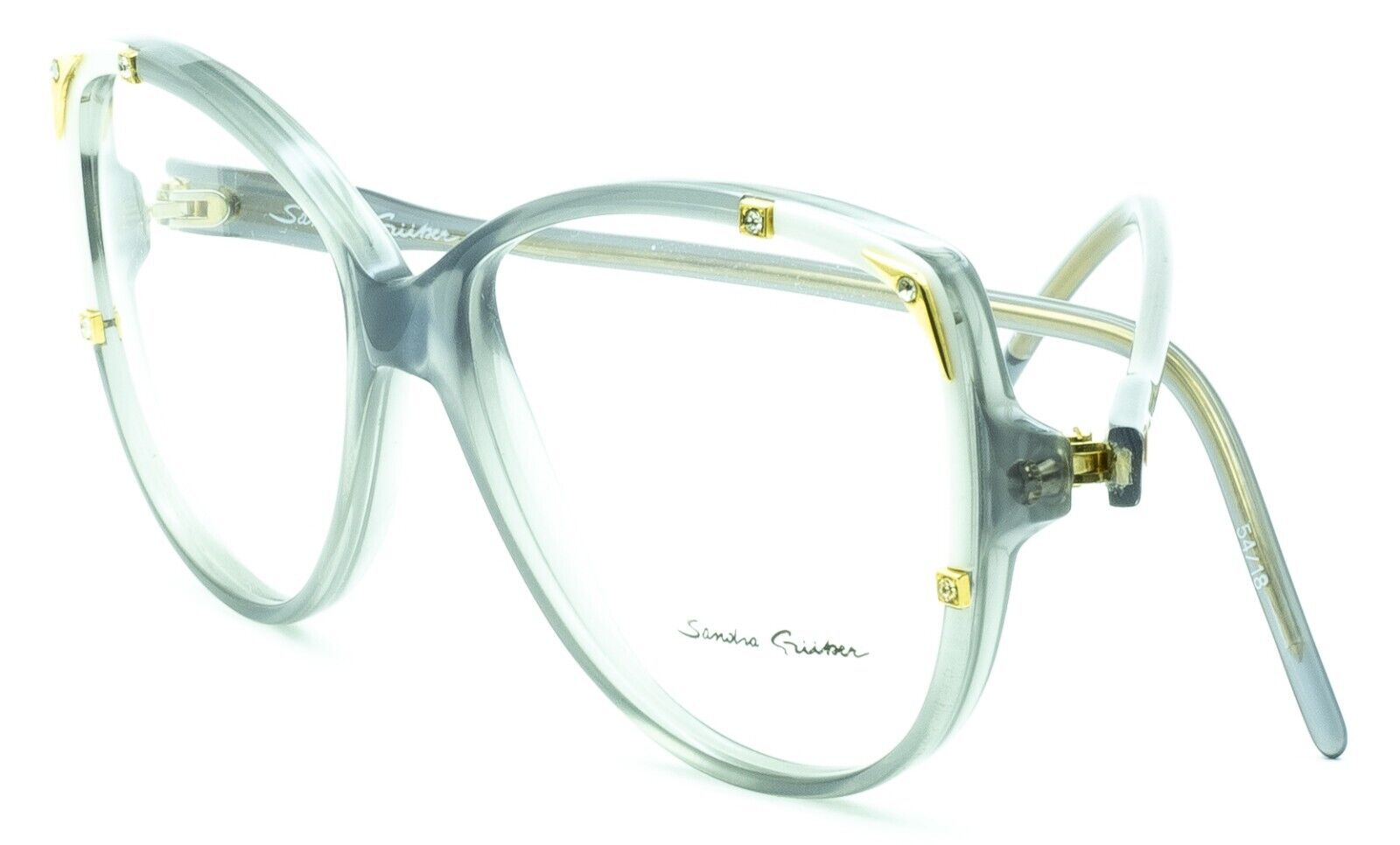 SANDRA GRUBER Xoes 703 54mm Vintage Eyewear RX Optical FRAMES Glasses -New Italy