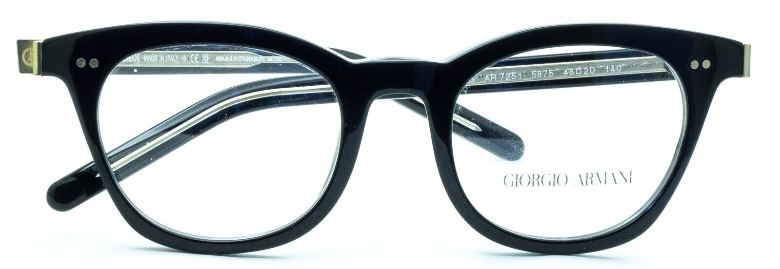 GIORGIO ARMANI AR7251 5875 48mm Eyewear FRAMES RX Optical Glasses New - Italy